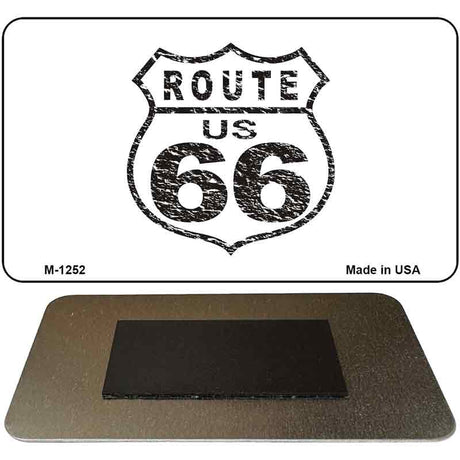 Route 66 Distressed Novelty Metal Magnet M-1252