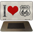 I Love Route 66 Novelty Metal Magnet M-1253