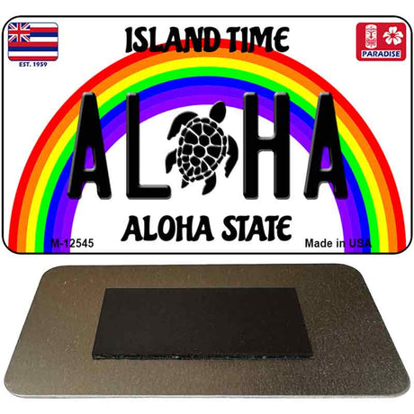 Aloha Turtle Novelty Metal Magnet M-12545