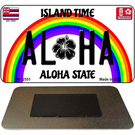 Aloha Novelty Metal Magnet M-12551