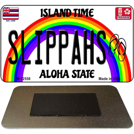 Slippahs Novelty Metal Magnet M-12558