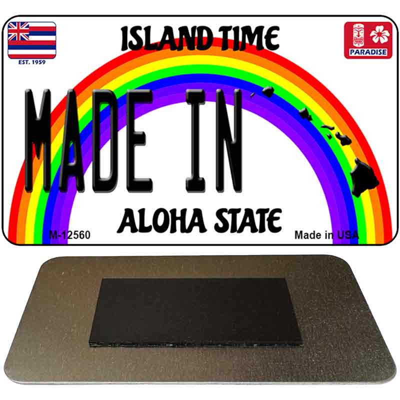 Made In Hawaii Novelty Metal Magnet M-12560