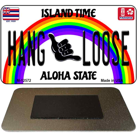 Hang Loose Novelty Metal Magnet M-12572