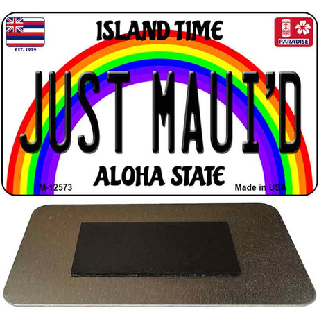 Just Mauid Novelty Metal Magnet M-12573