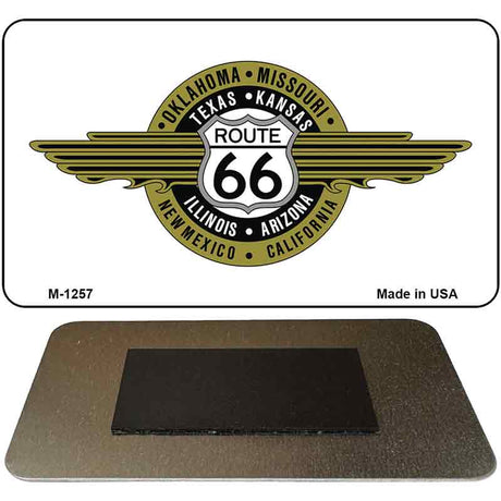 Route 66 Badge Novelty Metal Magnet M-1257