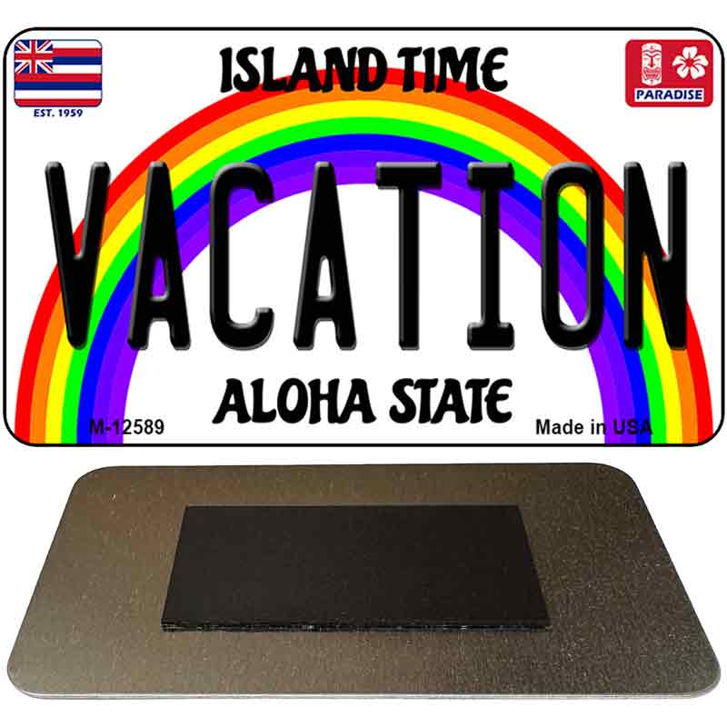 Vacation Novelty Metal Magnet M-12589