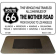 Route 66 Mother Road Novelty Metal Magnet M-1259