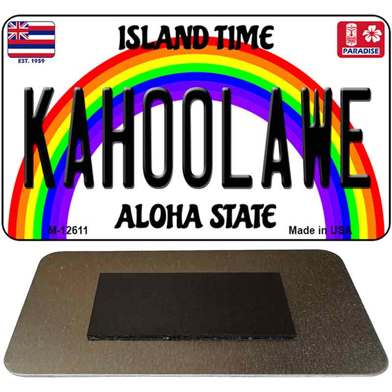 Kahoolawe Novelty Metal Magnet M-12611