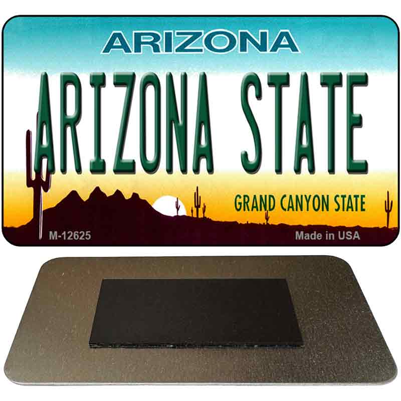 Arizona State Novelty Metal Magnet M-12625