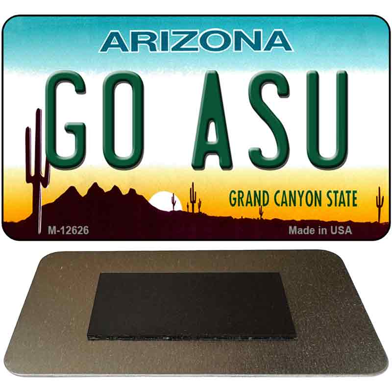 Go Arizona State Novelty Metal Magnet M-12626