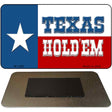 Texas Hold Em Novelty Metal Magnet M-1262