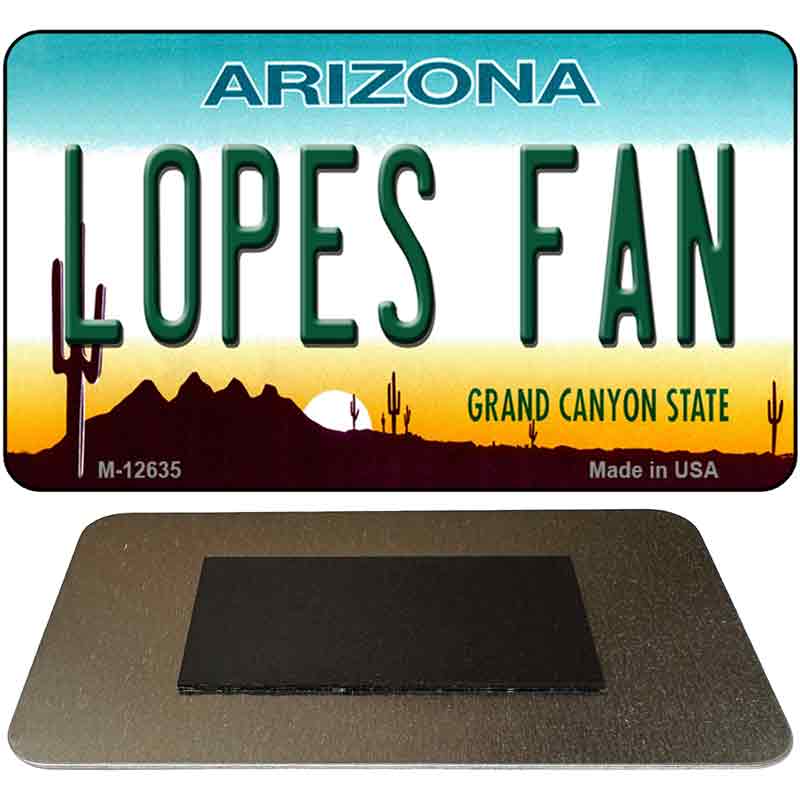 Lopes Fan Novelty Metal Magnet M-12635