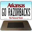 Go Razorbacks Novelty Metal Magnet M-12644