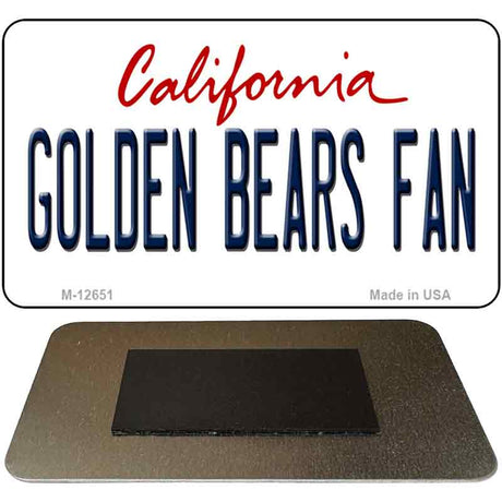 Golden Bears Fan Novelty Metal Magnet M-12651