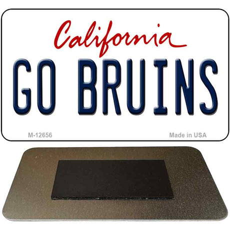 Go Bruins Novelty Metal Magnet M-12656