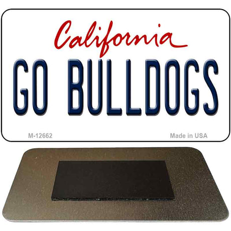 Go Bulldogs Novelty Metal Magnet M-12662