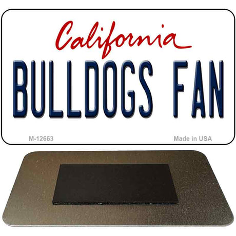 Bulldogs Fan Novelty Metal Magnet M-12663