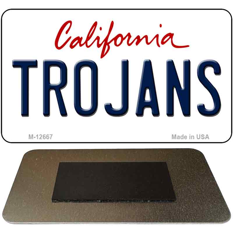 Trojans Novelty Metal Magnet M-12667