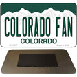 Colorado Fan Novelty Metal Magnet M-12677