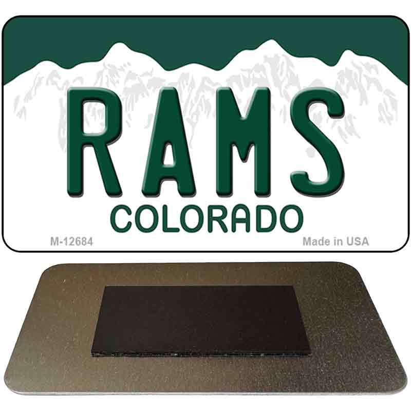 Rams Novelty Metal Magnet M-12684