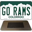 Go Rams Novelty Metal Magnet M-12685