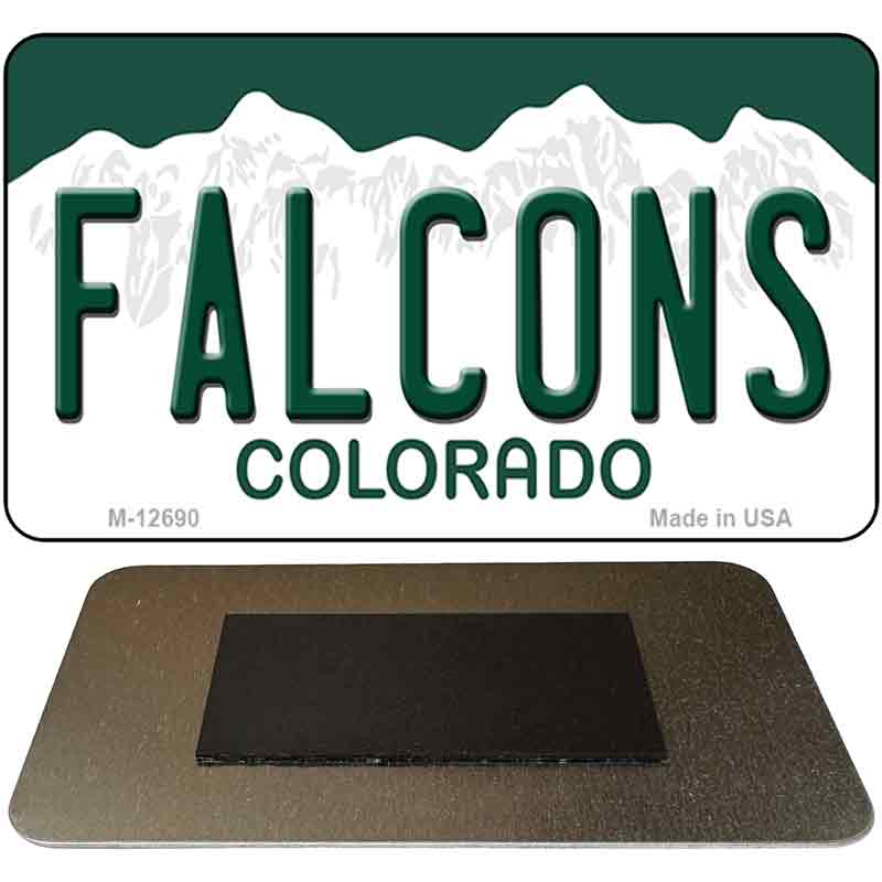 Falcons Novelty Metal Magnet M-12690