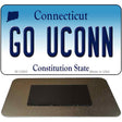 Go UConn Novelty Metal Magnet M-12693