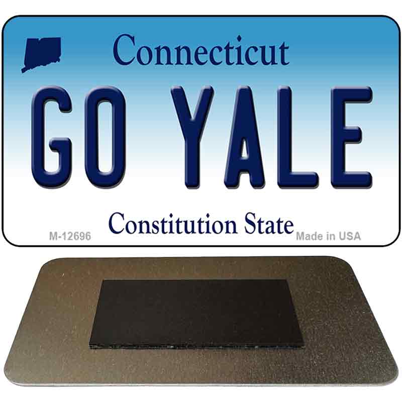 Go Yale Novelty Metal Magnet M-12696