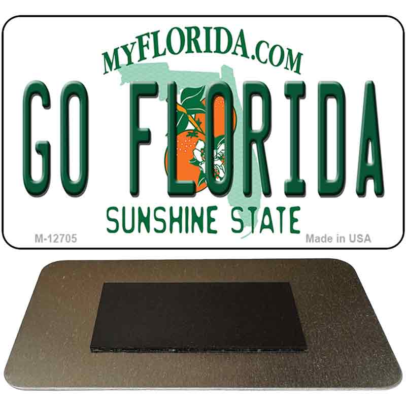 Go Florida Novelty Metal Magnet M-12705