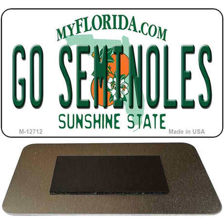 Go Seminoles Novelty Metal Magnet M-12712