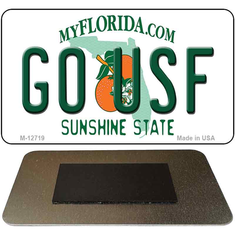 Go USF Novelty Metal Magnet M-12719