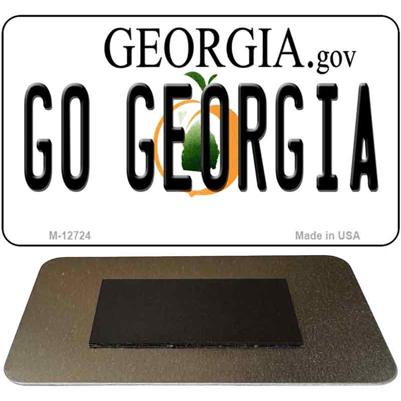 Go Georgia Novelty Metal Magnet M-12724