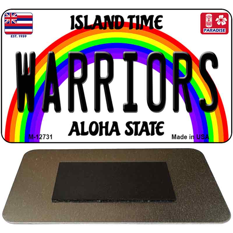 Warriors Novelty Metal Magnet M-12731