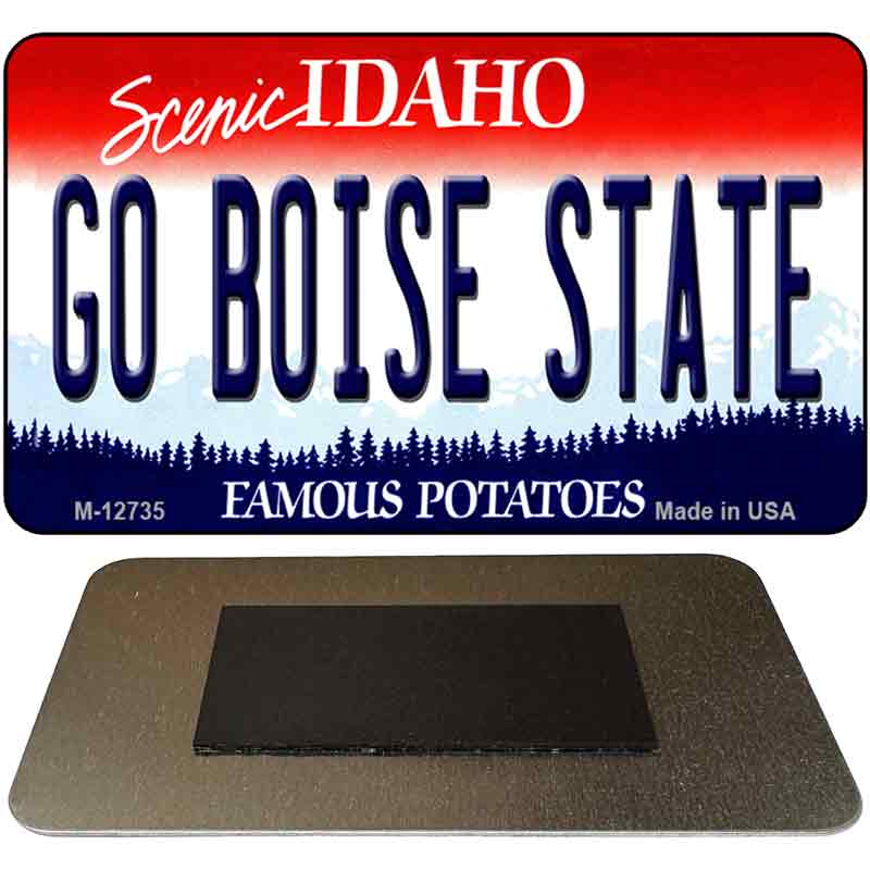 Go Boise State Novelty Metal Magnet M-12735