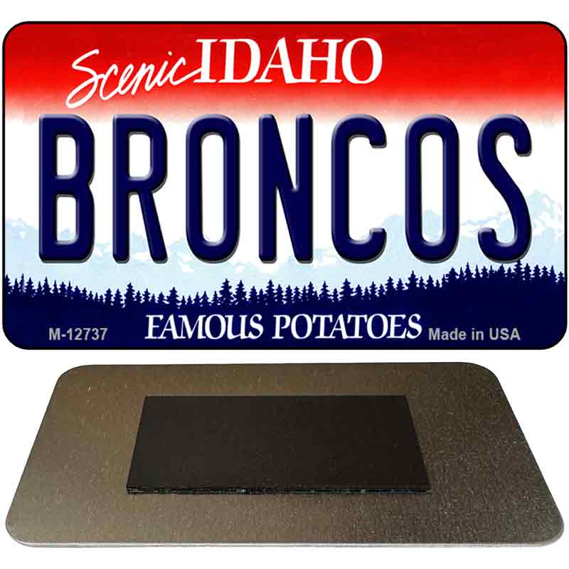 Broncos Novelty Metal Magnet M-12737