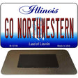 Go Northwestern Novelty Metal Magnet M-12746