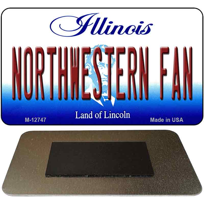 Northwestern Fan Novelty Metal Magnet M-12747