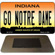 Go Notre Dame Novelty Metal Magnet M-12755