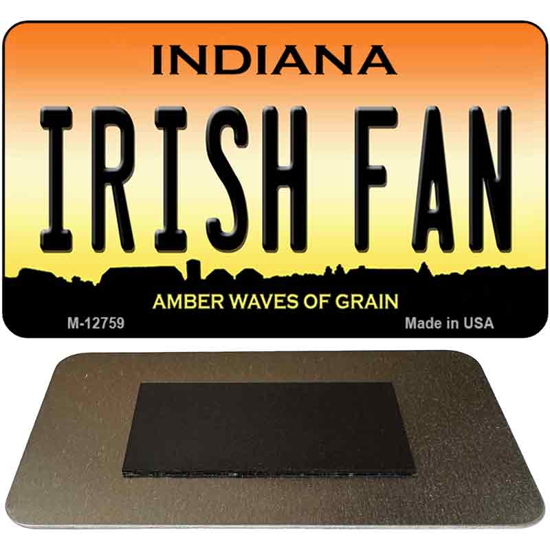 Irish Fan Novelty Metal Magnet M-12759