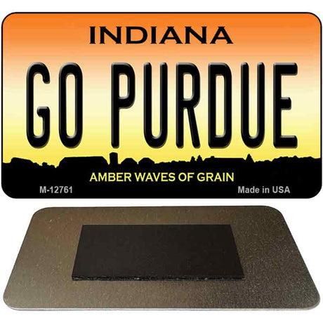 Go Purdue Novelty Metal Magnet M-12761