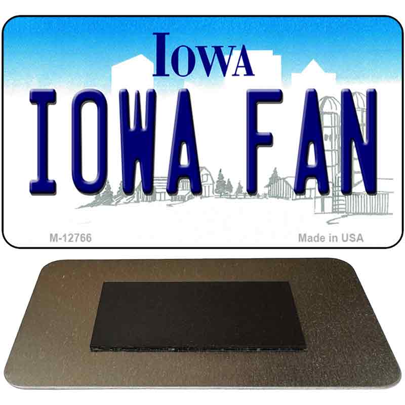 Iowa Fan Novelty Metal Magnet M-12766