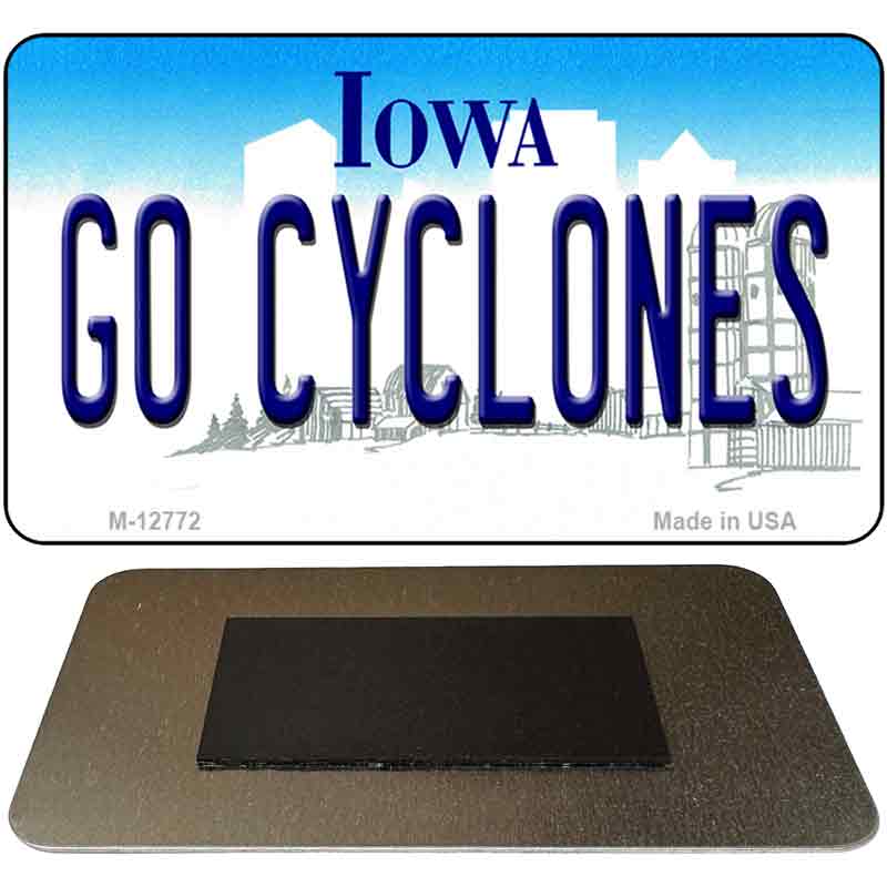 Go Cyclones Novelty Metal Magnet M-12772