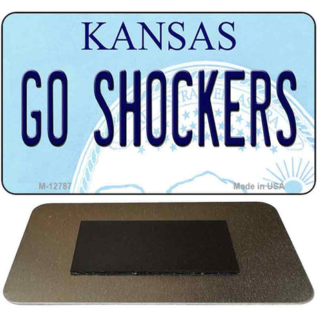 Go Shockers Novelty Metal Magnet M-12787