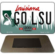 Go LSU Novelty Metal Magnet M-12799