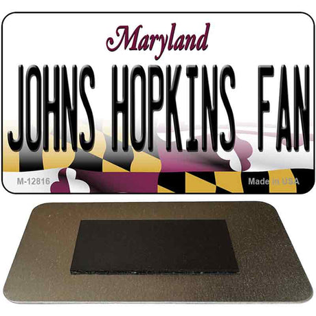 John Hopkins Fan Novelty Metal Magnet M-12816