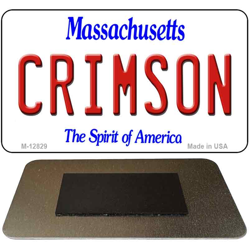 Crimson Novelty Metal Magnet M-12829