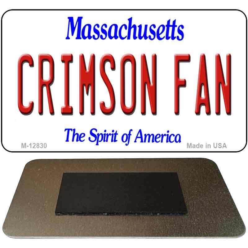 Crimson Fan Novelty Metal Magnet M-12830