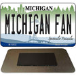 Michigan Fan Novelty Metal Magnet M-12832