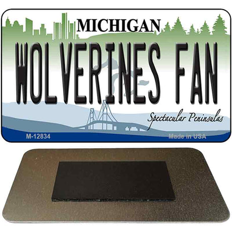 Wolverines Fan Novelty Metal Magnet M-12834