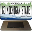 Go Michigan State Novelty Metal Magnet M-12835